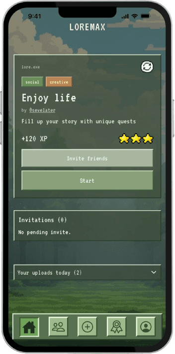 Loremax app preview